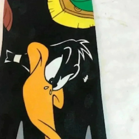 Vintage Looney Tunes Cartoon Mania Tie‎ Necktie Multi Characters Warner Brothers - Picture 4 of 9